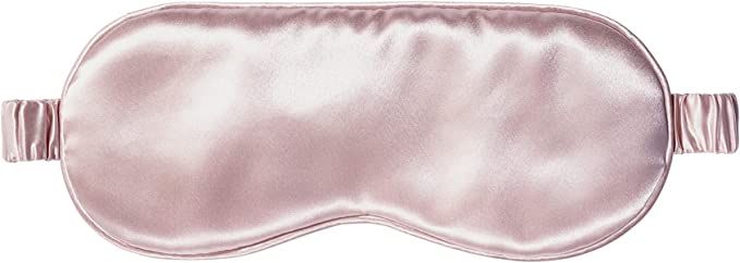 Slip Silk Sleep Mask, Pink (One Size) - 100% Pure Mulberry 22 Momme Silk Eye Mask - Comfortable S... | Amazon (US)