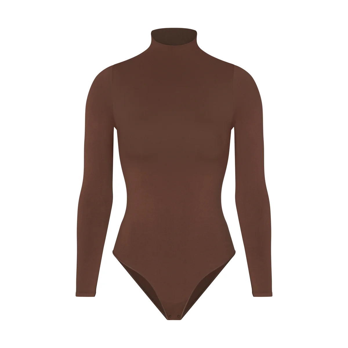 ESSENTIAL MOCK NECK LONG SLEEVE BODYSUIT | SKIMS (US)