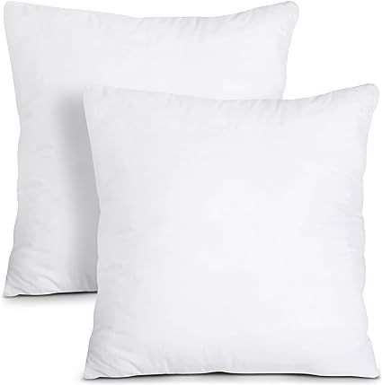 Utopia Bedding Throw Pillows Insert (Pack of 2, White) - 26 x 26 Inches Bed and Couch Pillows - I... | Amazon (US)