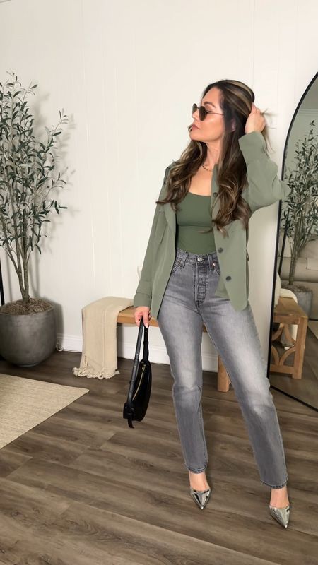 This utility jacket from @express is so versatile and stylish both dressy and casual! I’m obsessed! 
Wearing a small 


#LTKstyletip #LTKover40 #LTKU