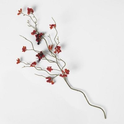 Faux Red Berry Stem - Threshold™ | Target