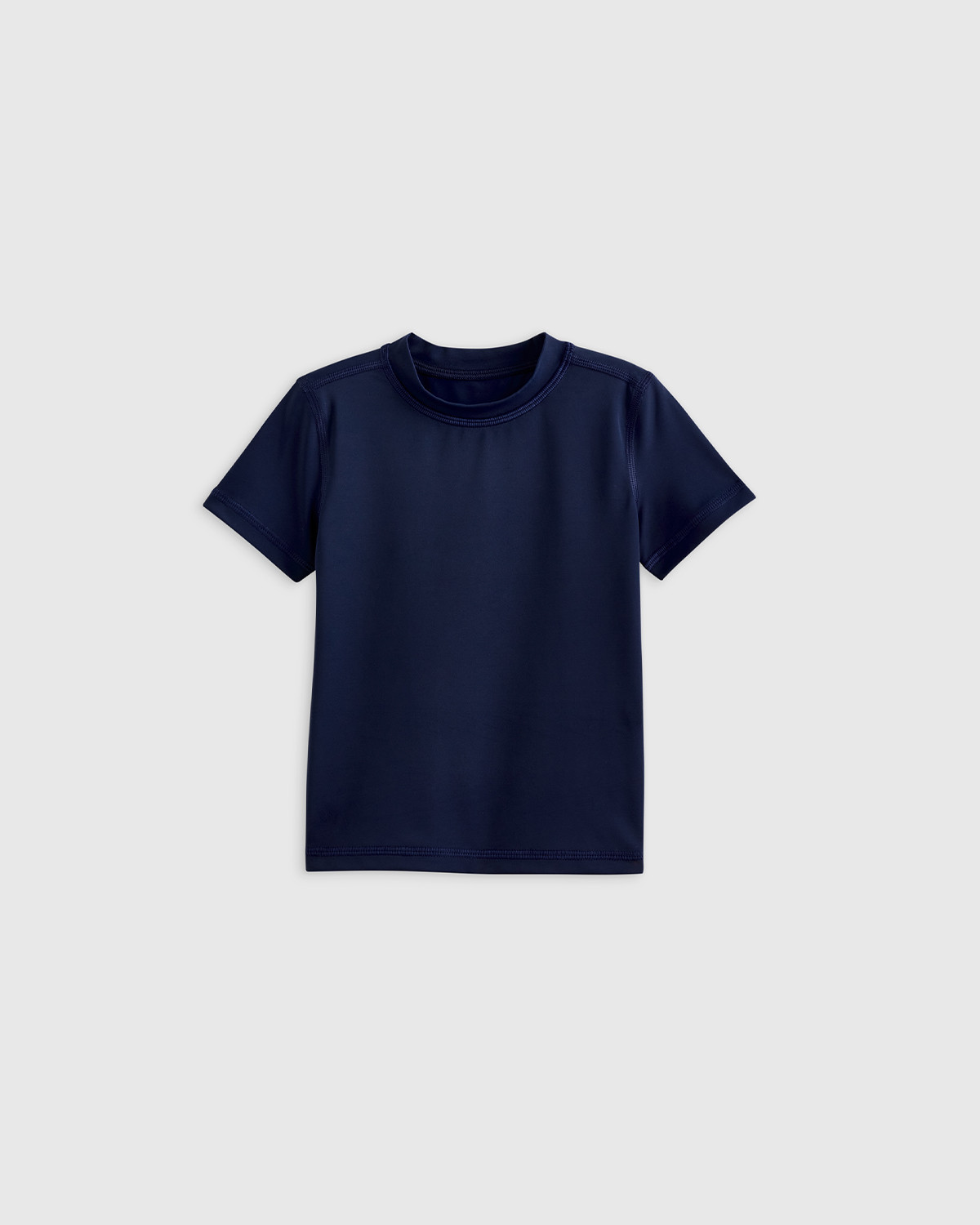 Quince | Short Sleeve Rash Guard Top in Nautical Navy, Size 5T, Recycled nylon/polyester/spandex | Quince