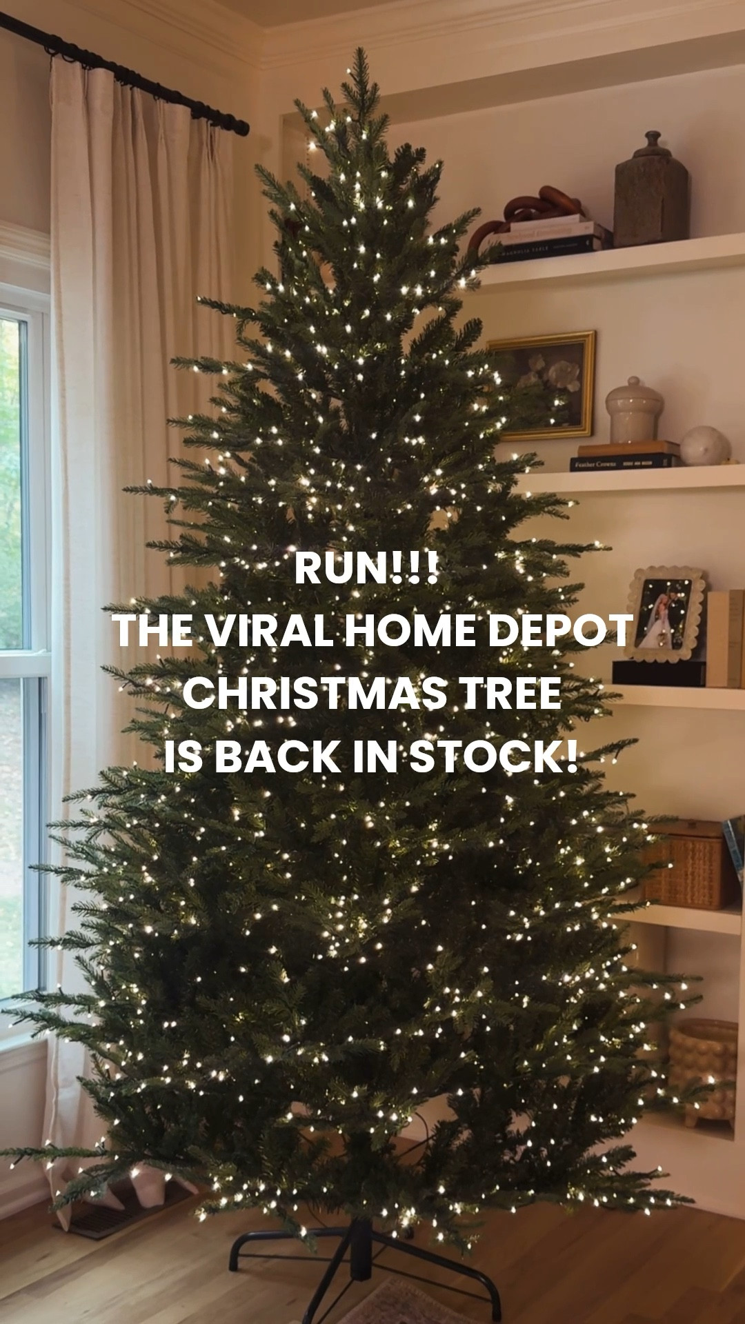 THE VIRAL HOME DEPOT CHRISTMAS TREE IS BACK IN STOCK NOW!🙌🏼🎄