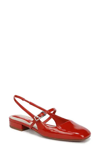 Franco Sarto Destin Slingback Flat in Red at Nordstrom Rack, Size 5 | Nordstrom Rack