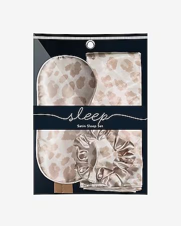 kitsch leopard print sleep set | Express