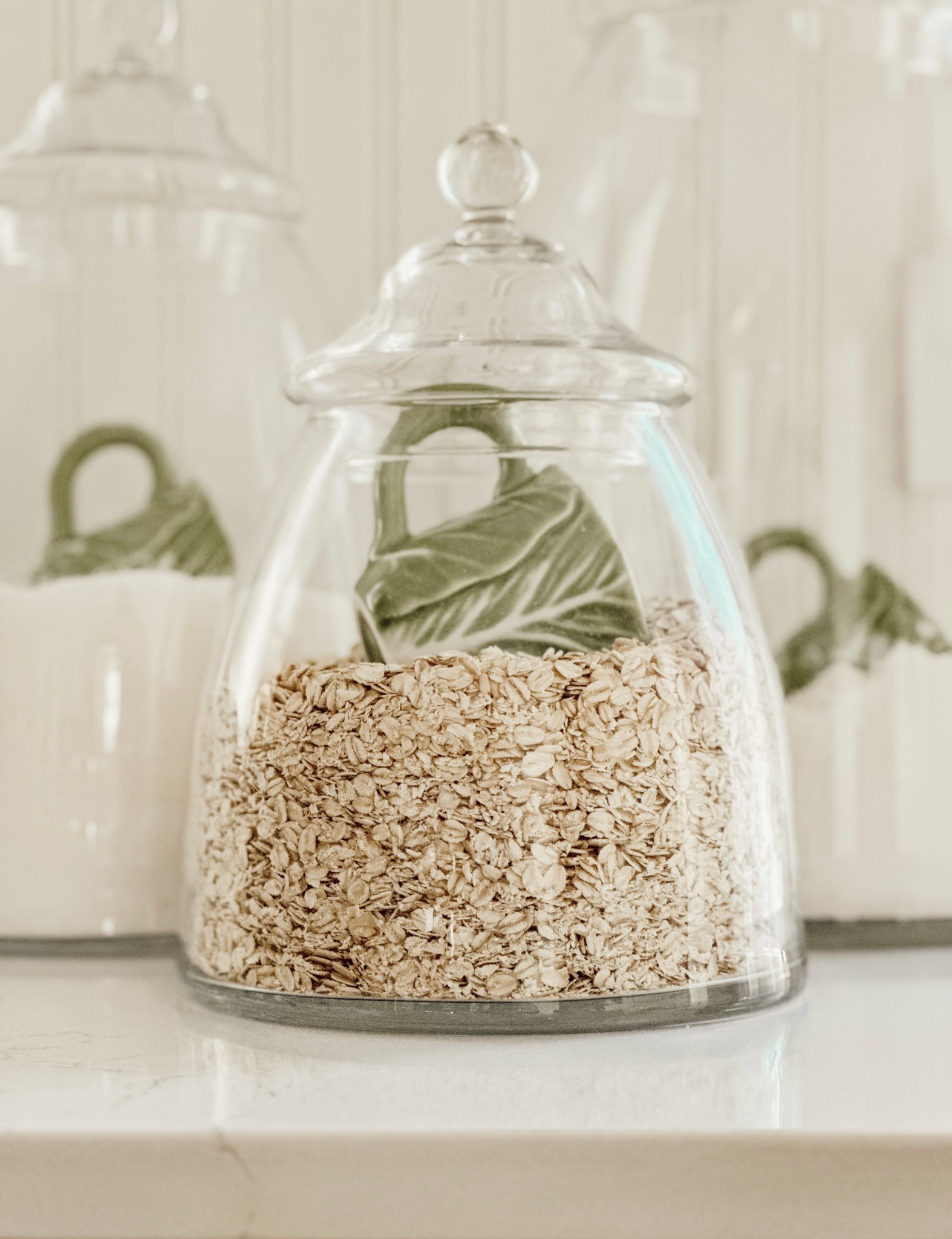 Update your glass kitchen canisters for spring with green cabbageware cups. 

#LTKSeasonal #LTKFindsUnder50 #LTKHome