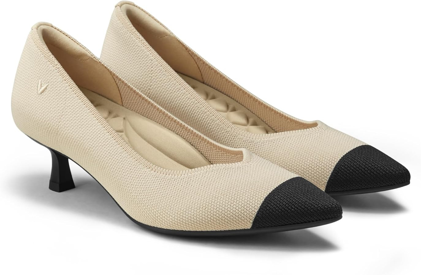 VIVAIA Scarlett Women's Pointed Toe Kitten Heels Shoes for Women Pumps with Arch Support | Amazon (US)