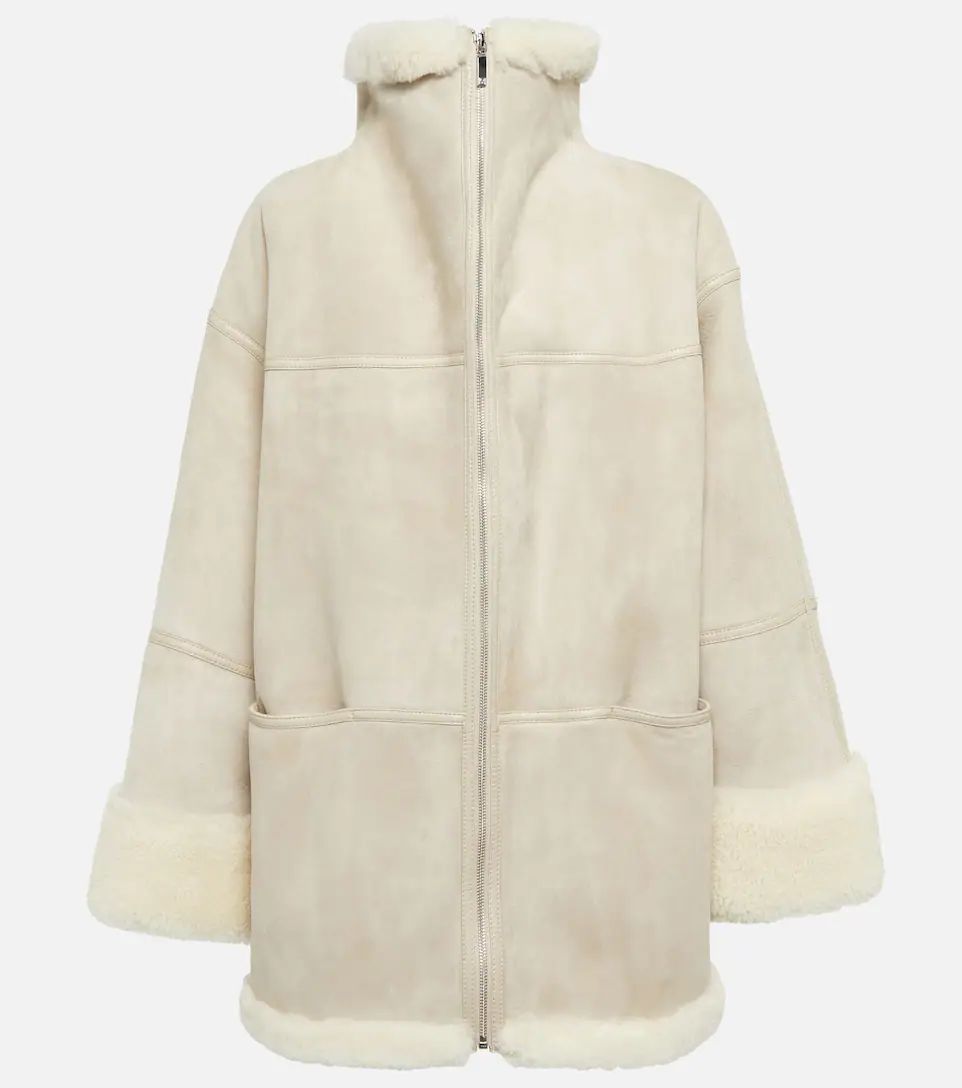 Shearling-trimmed suede jacket | Mytheresa (US/CA)