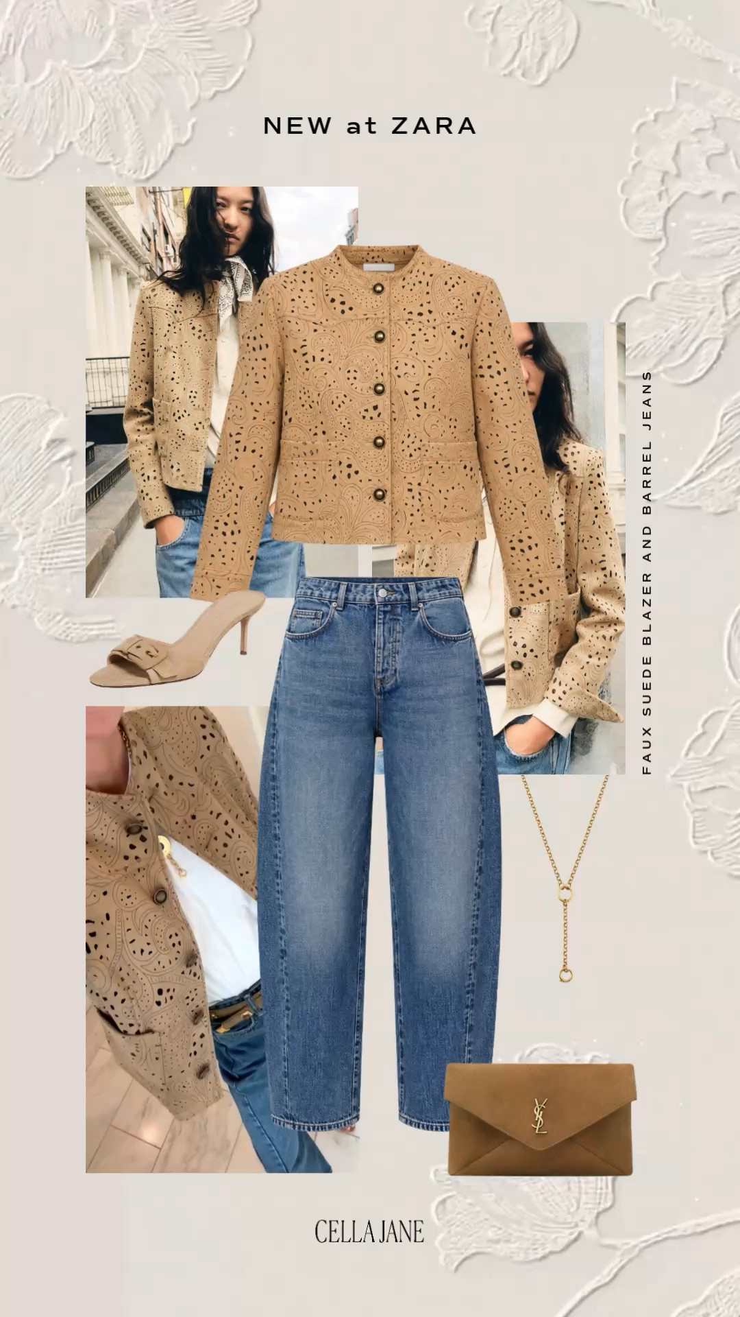 I love this suede eyelet jacket from @Zara for fall. Wearing size small! I’m 5’7 wearing size 25 in the jeans, fit tts

#LTKootd #LTKSeasonal