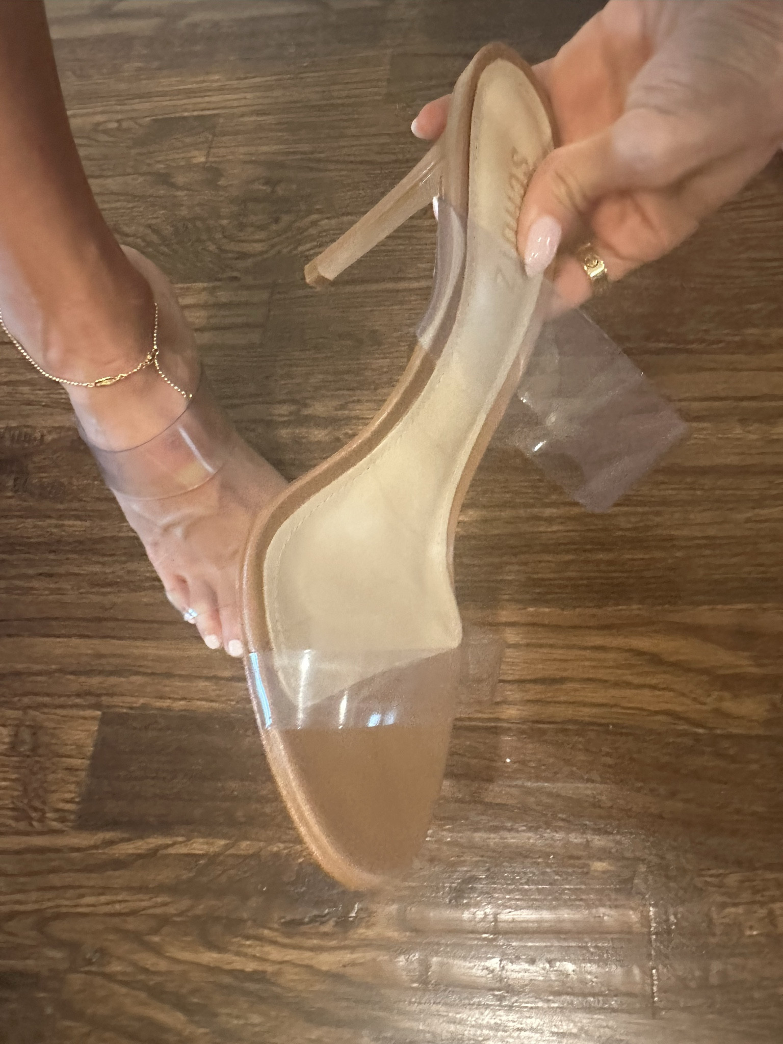 My favorite neutral clear sandals 

#LTKSaleAlert #LTKgrwm #LTKootd