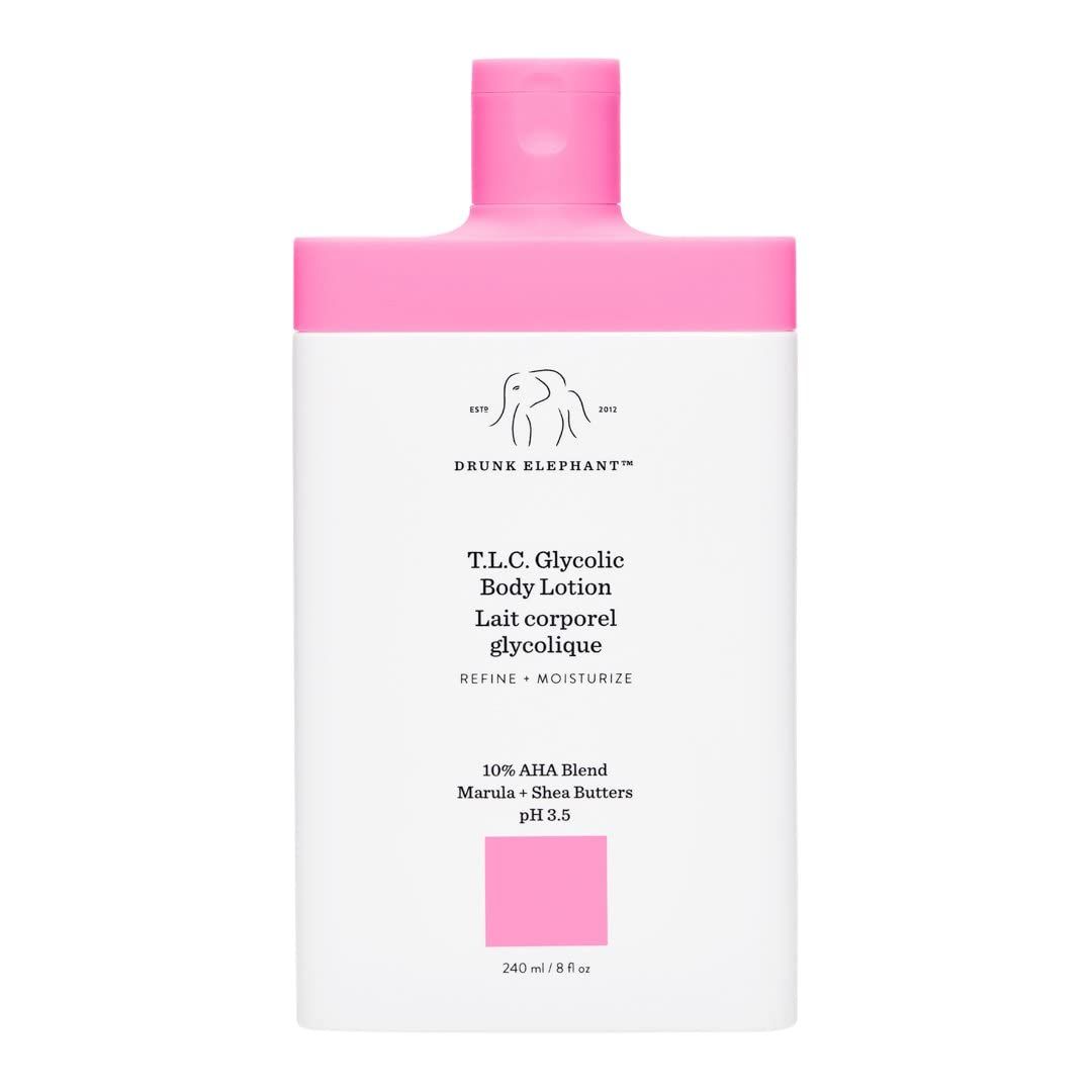Amazon.com : Drunk Elephant T.L.C. Glycolic Body Lotion with Marula and Shea Butters. Refining an... | Amazon (US)