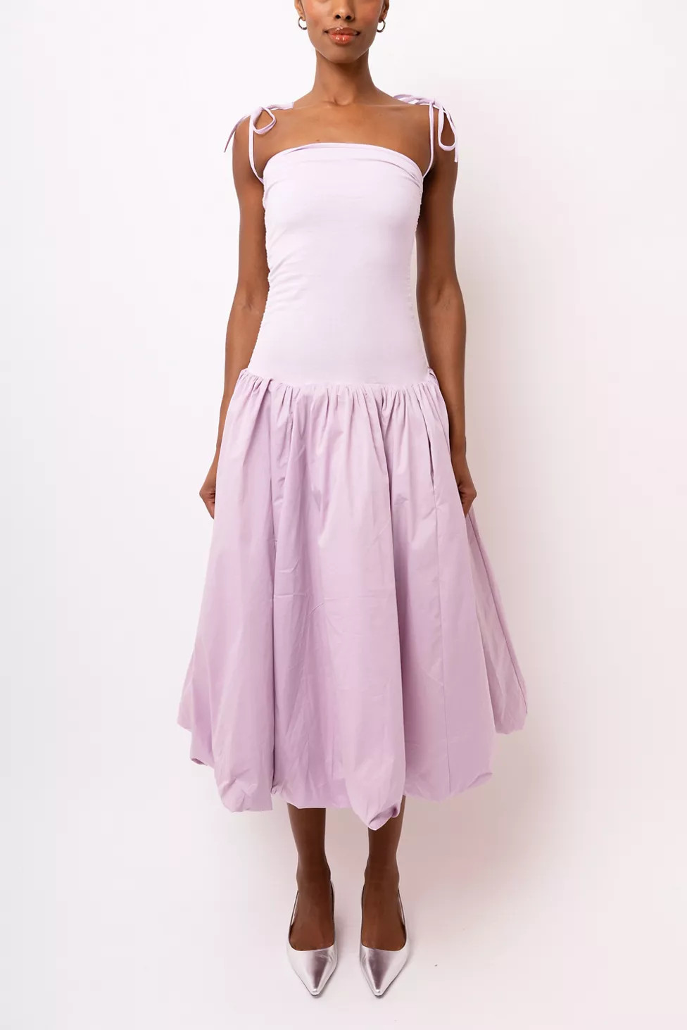 Amy Lynn Puffball Midi Dress | Urban Outfitters (US and RoW)