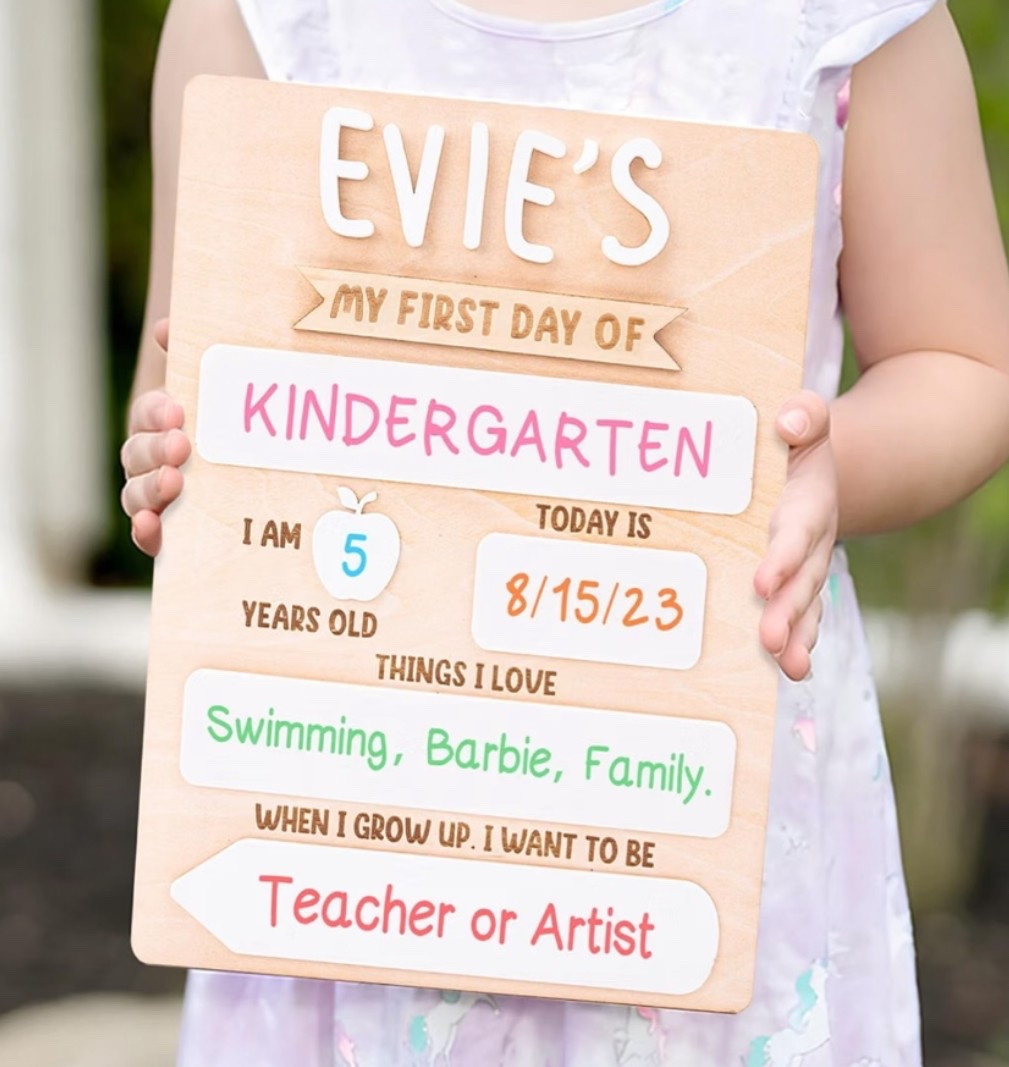 Back to School Sign 

Customizable sign, back to school, photo op, first day of school, last day of school

#LTKKids #LTKdayinmylife #LTKmomlife