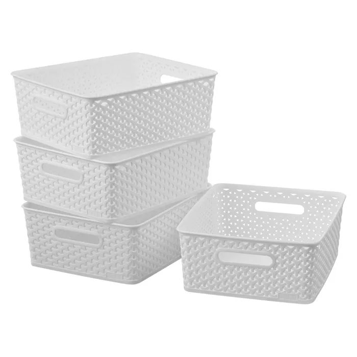 Y-Weave Medium Decorative Storage Basket - Room Essentials™ | Target