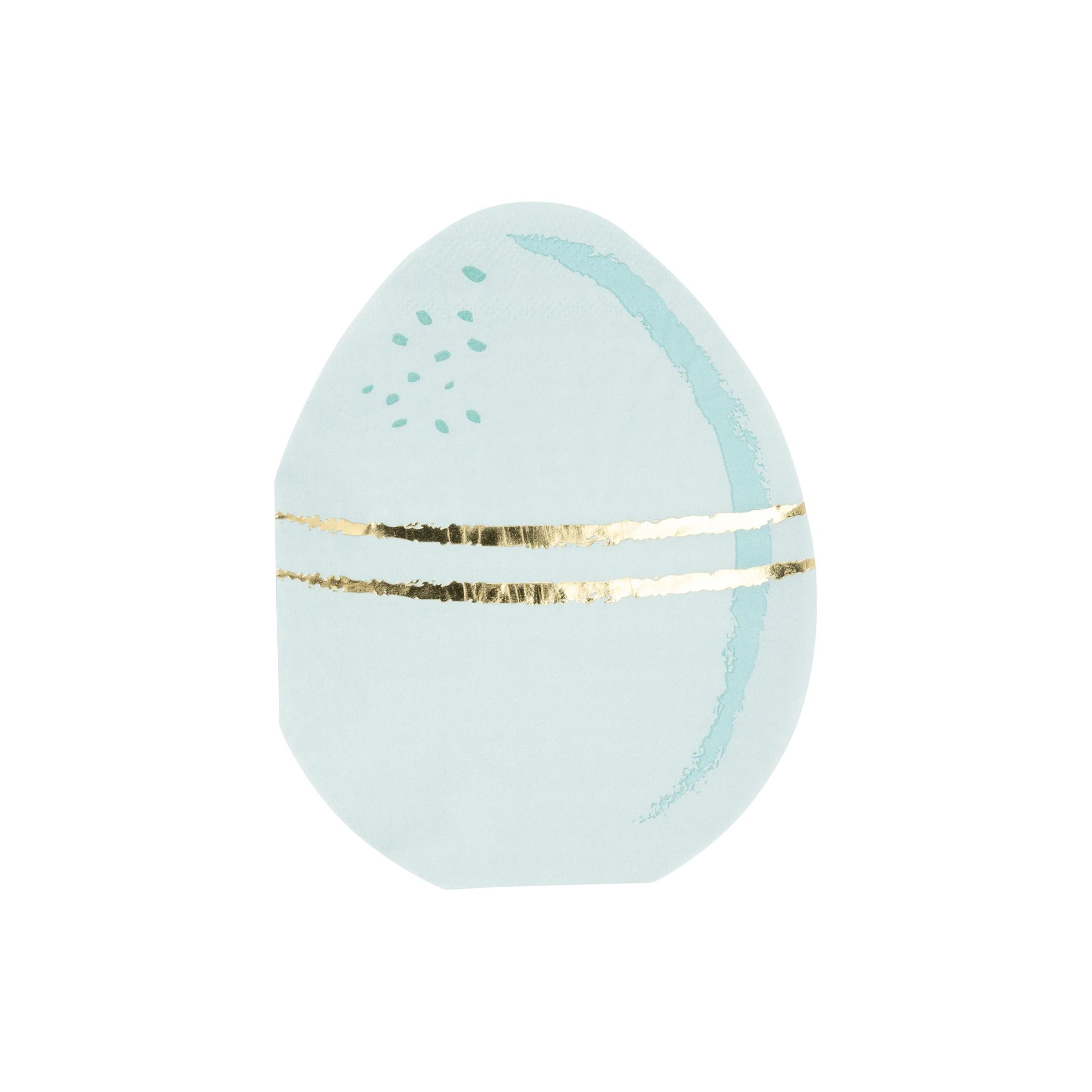 Easter Egg Shaped Paper Dinner Napkin | My Mind's Eye