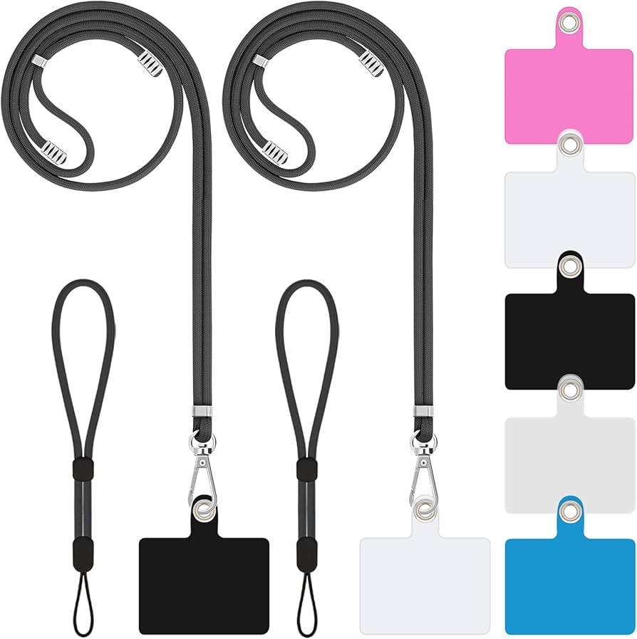 【Big Lanyard Sets】Including 2 pcs Necklack Lanyard, 2 pcs Wrist Key Lanyard, 5 piece Mixed Co... | Amazon (US)