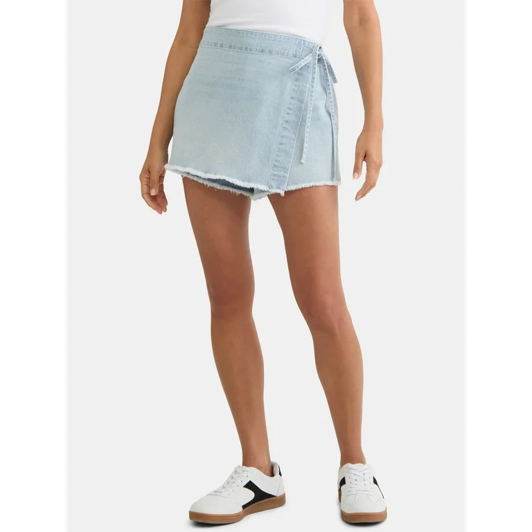 Madden NYC Women's Wrap Around Skort, Sizes XXS-XXL - Walmart.com | Walmart (US)