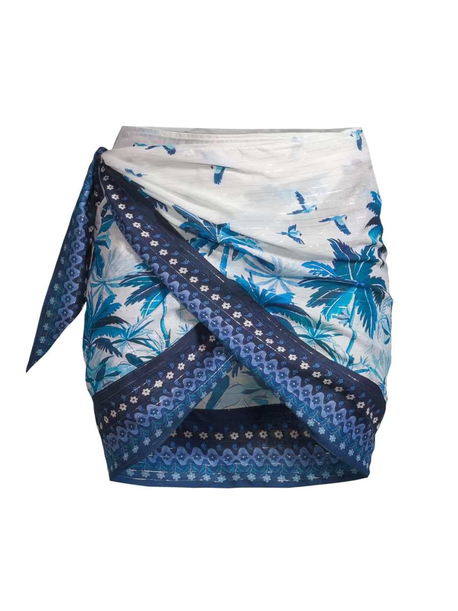 Dream Sky Metallic Short Pareo | Saks Fifth Avenue