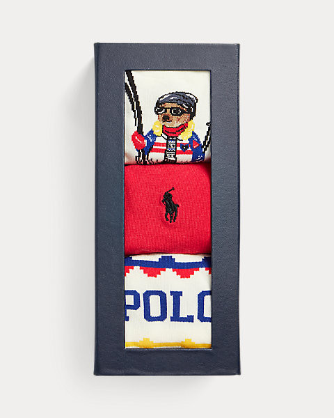 Polo Bear Crew Sock 3-Pack Gift Set | Ralph Lauren (UK)