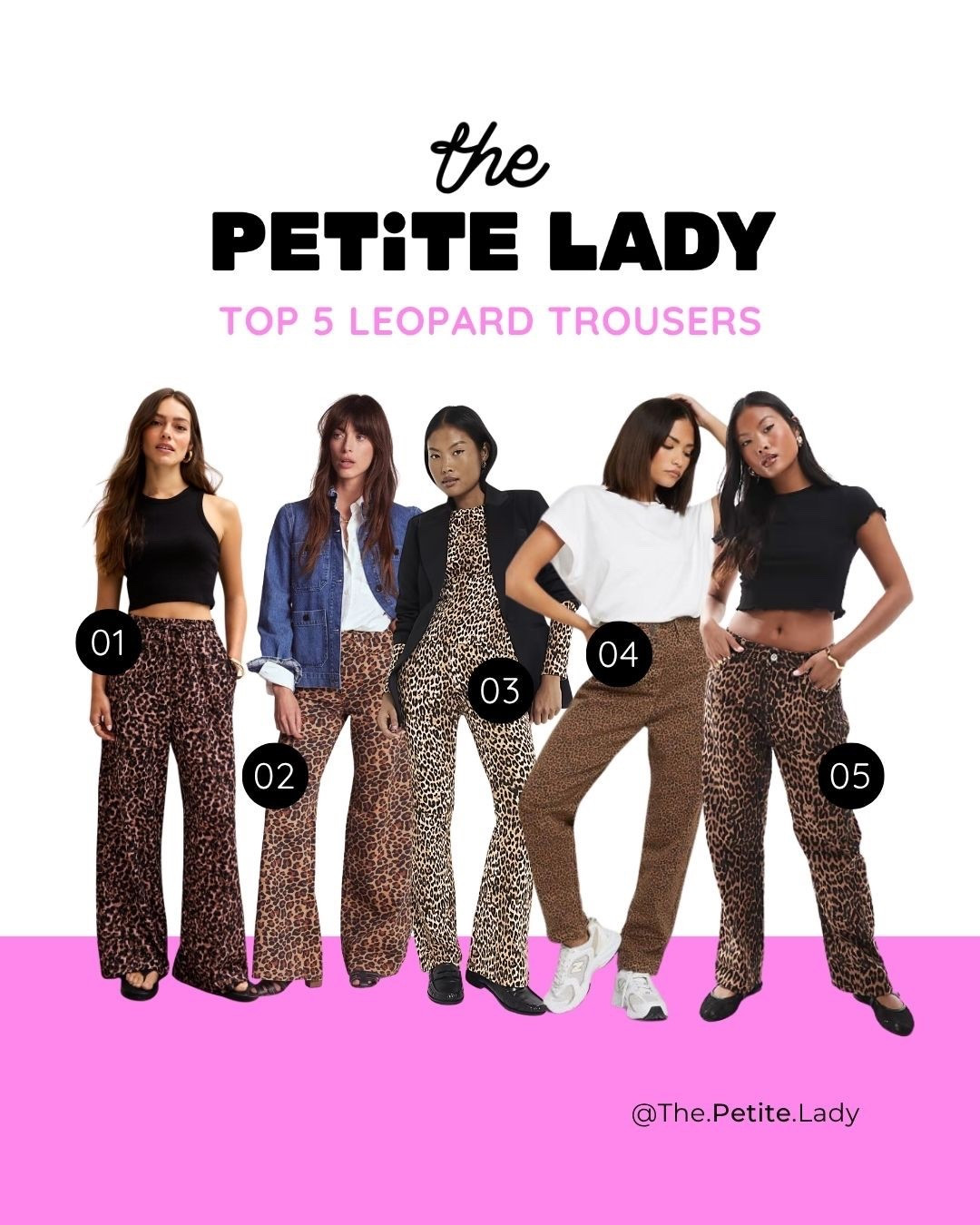 Leopard is basically a neutral… and I’ve found five fab pairs to prove it ✨

From wide-leg styles to ribbed flares, classic denim to comfy everyday picks — this edit has something for every petite wardrobe.

Some I’ve already tried and loved, others are top of my wishlist. Swipe through to see the fits, features, and which ones are going straight into my basket.

🛍️ Want them all in one place? Comment “link” below and I’ll send it your way!

Love,
Your fellow petite,
Danielle 🩷

#LTKpetite #LTKstyletip #LTKsummer