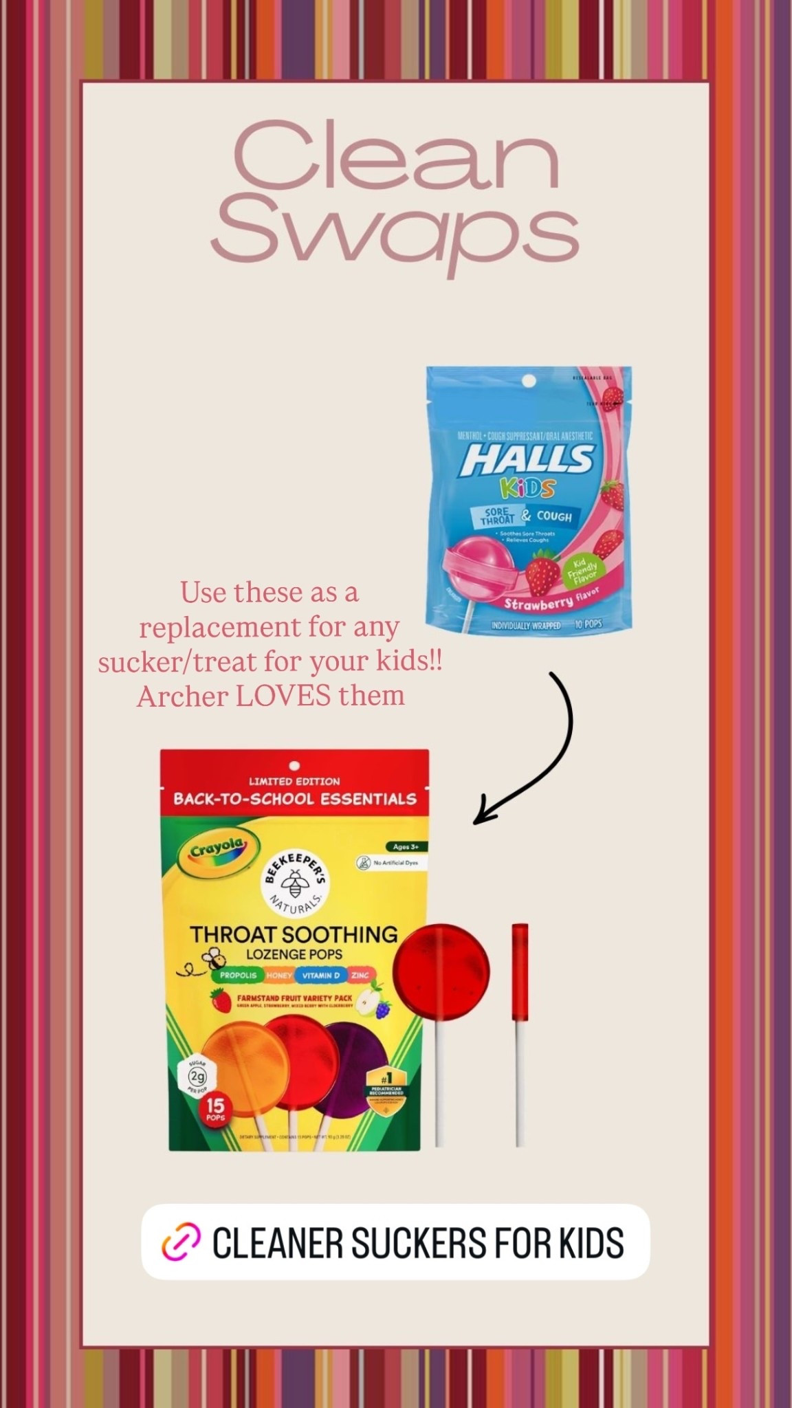 Use these as a replacement for any sucker/treat for your kids!! Archer LOVES them

#LTKmomlife #LTKBaby #LTKKids