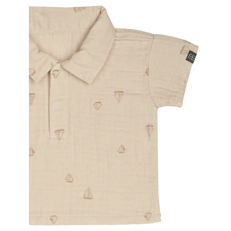 Modern Moments by Gerber Baby Boy Short Sleeve Top and Short Outfit Set, Sizes 0/3 Months - 24 Mo... | Walmart (US)