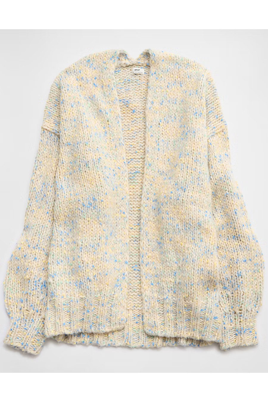 Aerie Oversized Sprinkle Cardigan Women's Natural XXS | American Eagle Outfitters (US & CA)