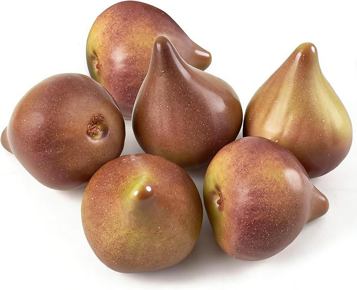 6 Pcs Artificial Figs, Realistic Fake Fig Fruit - Lifelike Foam Decorative Models for Home Kitche... | Amazon (US)