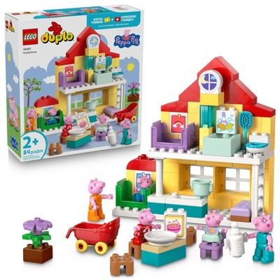 LEGO DUPLO Peppa Pig Family House Building Toy 10467 | Target