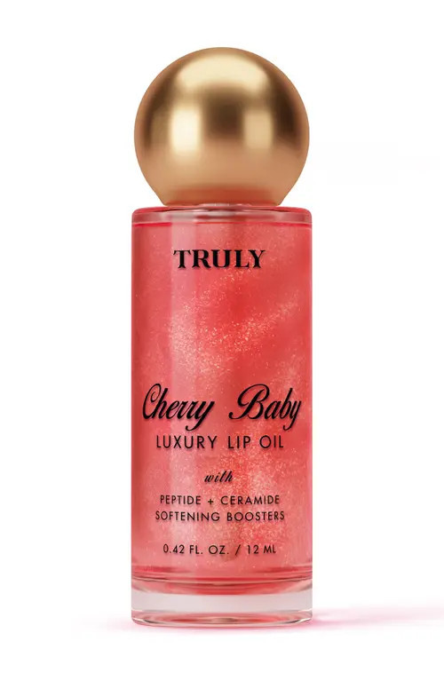 TRULY BEAUTY Cherry Baby Luxury Lip Oil at Nordstrom | Nordstrom