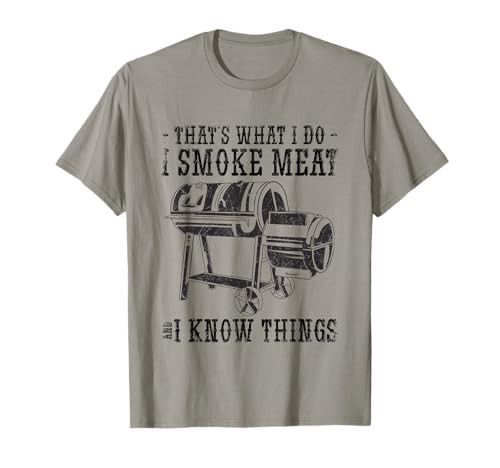 Ich Rauchere Fleisch Und Kenne Mich mit Grillen Aus. T-Shirt | Amazon (US)