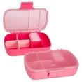 Paris Hilton 2 Pack Bento Style Snack Boxes, Glitter Infused Lids, Pink and Hot Pink | Walmart (US)