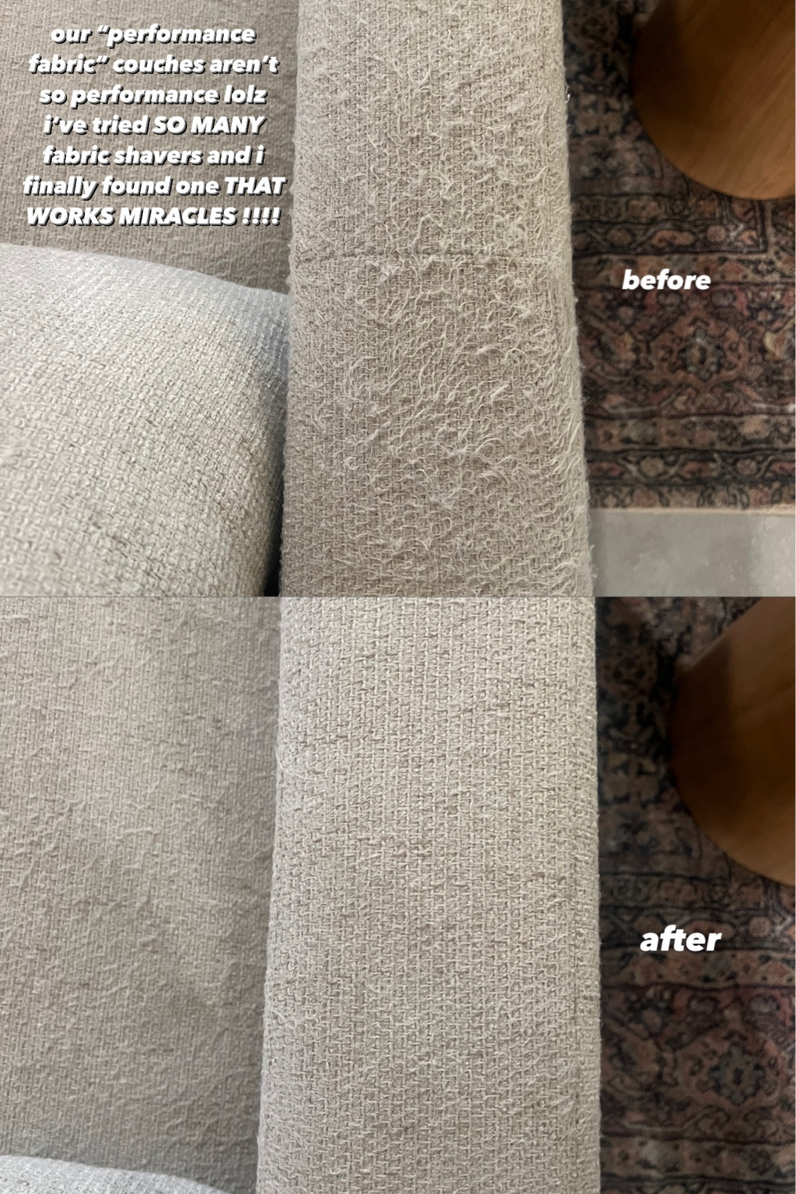 a fabric shaver that ACTUALLY WORKS. thank me later 🙂‍↔️ 

#LTKFindsUnder50 #LTKHome