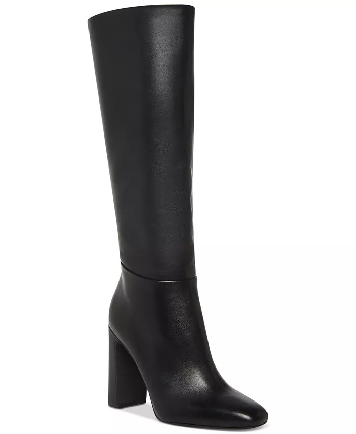 Women's Ally Knee High Block-Heel Dress Boots | Macy's Canada