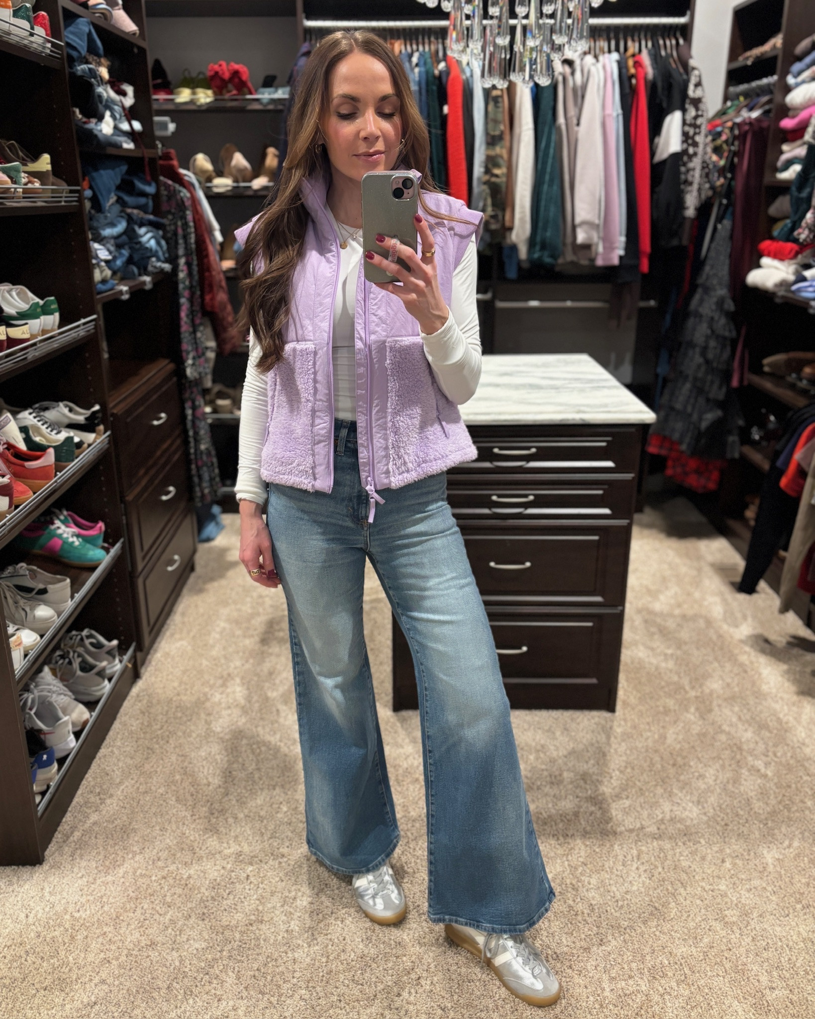 So many of you loved this @target vest- paired it with the new flare jeans! 

#LTKootd