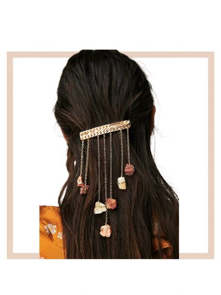 Dripping stones hair barrette clip accessory 

#LTKfindsunder100 #LTKstyletip #LTKfindsunder50