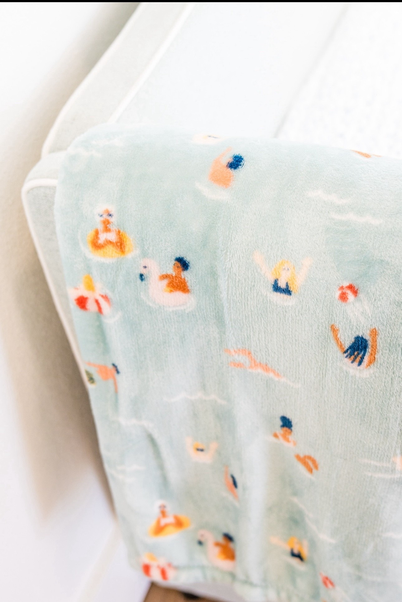 Making waves… but like, on a blanket! 🌊🏊🏻‍♀️ The cutest little swimmers bringing all the beachy vibes—linked here on LTK! 

 #CoastalCozy #IslandBlush

#LTKHome #LTKSwim #LTKSeasonal