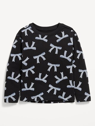 Printed Long-Sleeve T-Shirt for Toddler Girls | Old Navy (US)