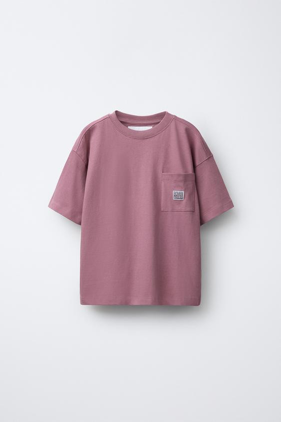 T-SHIRT WITH POCKET LABEL | Zara US