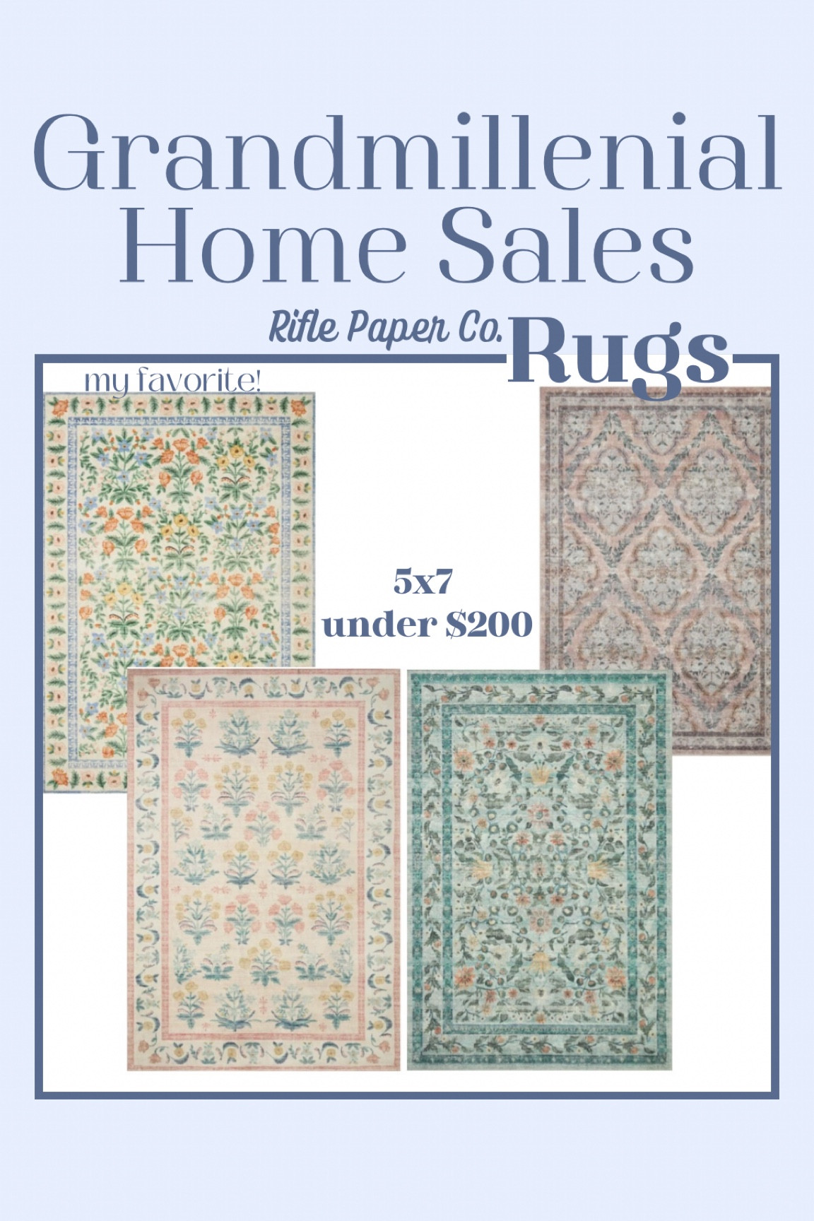 Rifle Paper Company rugs on sale!!

Tags; colorful grandmillenial maximalist maximal transitional home rug area rugs sale color pattern 

#LTKsalealert #LTKfindsunder100 #LTKhome