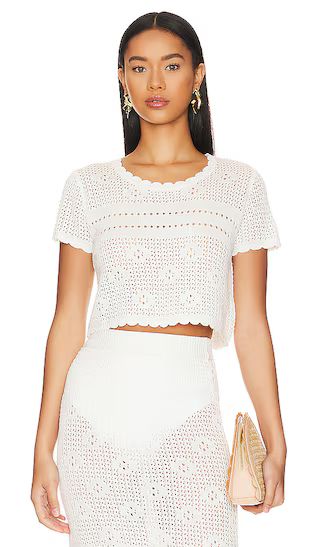 Sofia Top in White | Revolve Clothing (Global)