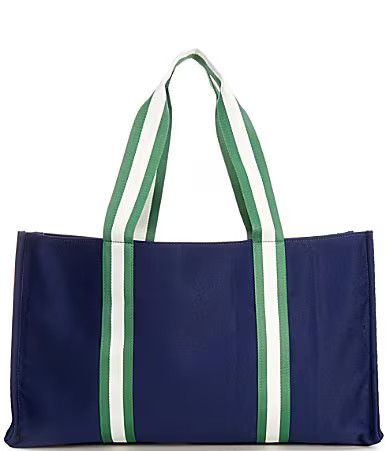 Southern Living Mahjong Tote Bag - Navy | Dillard's