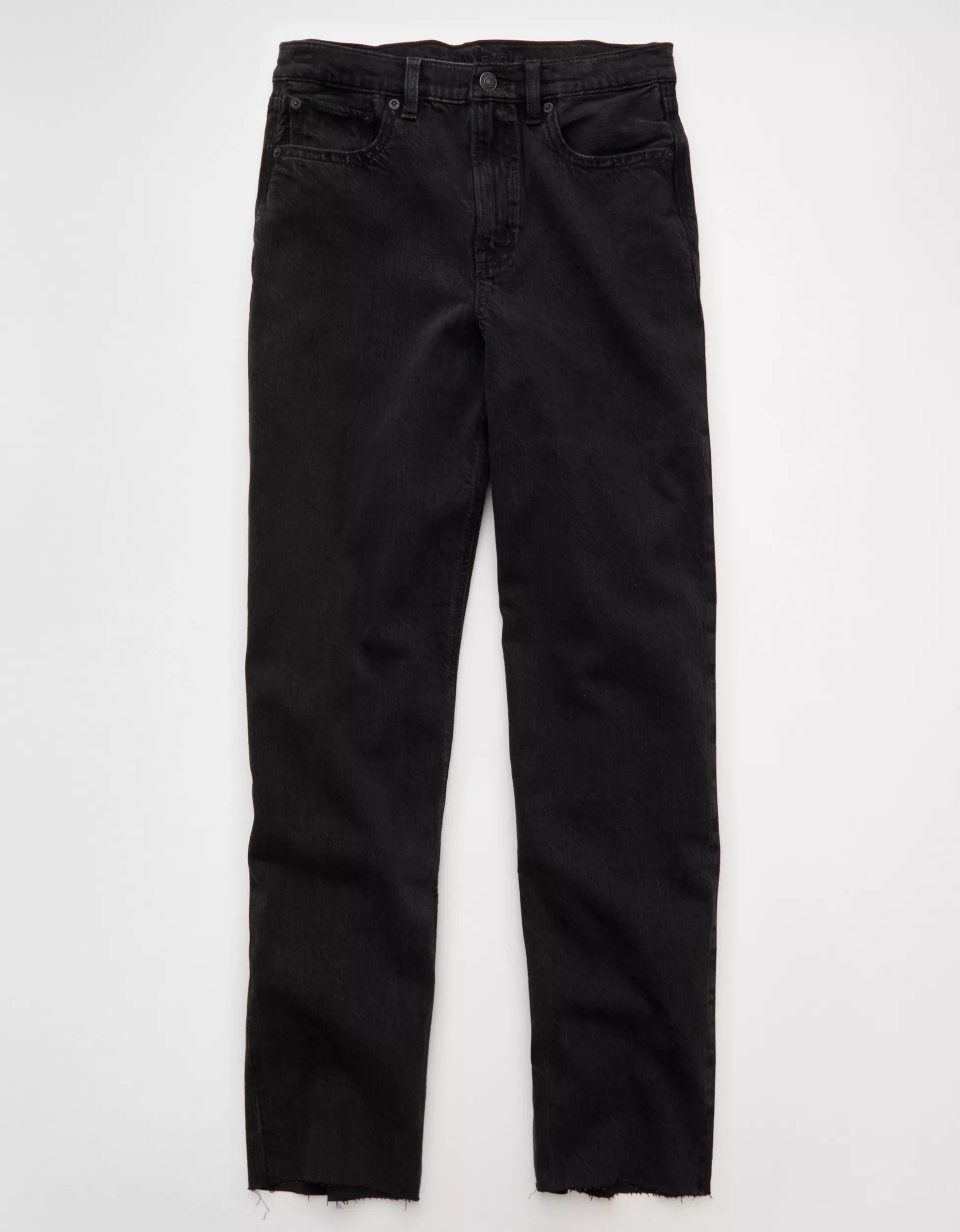 AE Strigid Super High-Waisted Baggy Straight Jean | American Eagle Outfitters (US & CA)