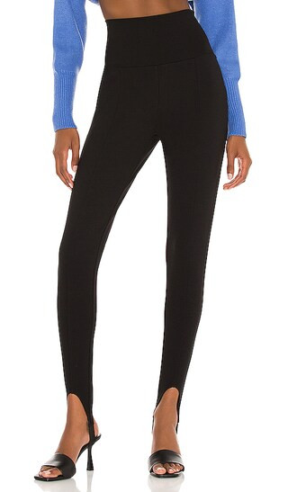 Jules Knit Stirrup Legging in Black | Revolve Clothing (Global)