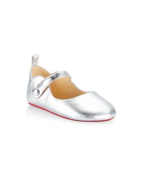 Christian Louboutin Baby Girl's Love Chick Leather Flats | Saks Fifth Avenue