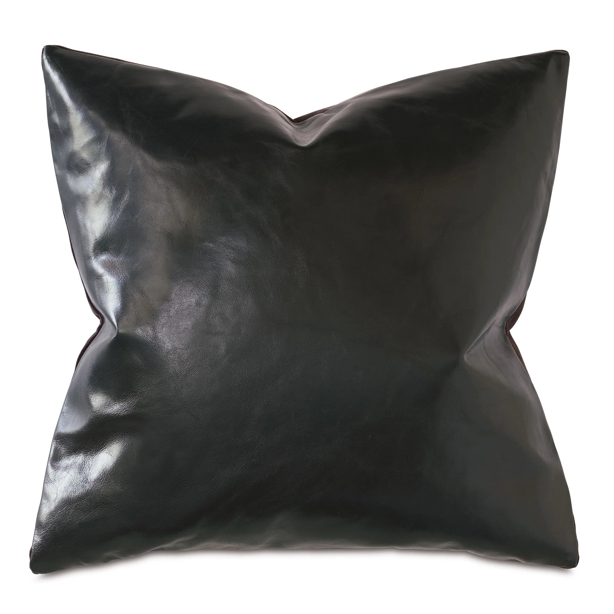Tudor Square Leather Pillow Cover & Insert | Wayfair North America