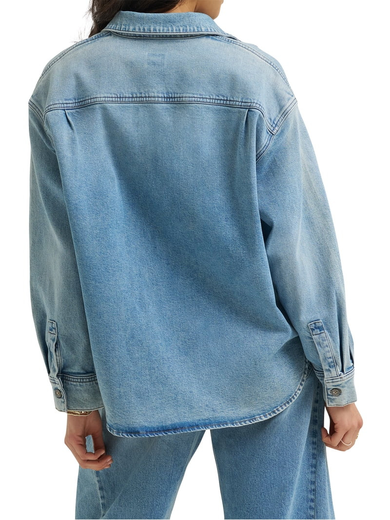 Lee\u00ae Women's Oversized High/Low Drapey Top | Walmart (US)