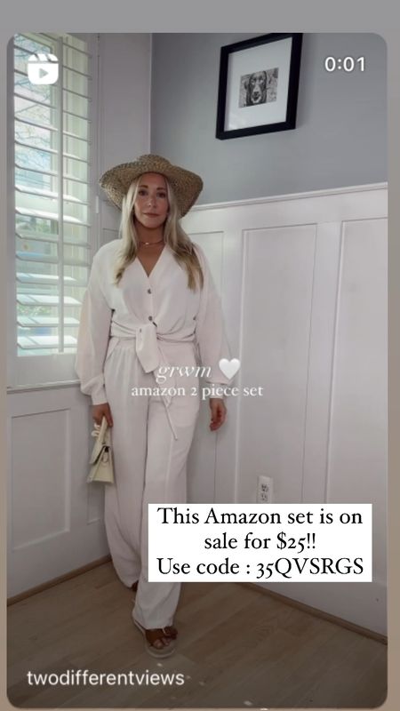This Amazon two piece set is on sale for $25! I wear the pants separately all the time. Very lightweight and so comfortable! Add to your Amazon cart now!

#LTKSaleAlert #LTKFindsUnder50 #LTKSeasonal
