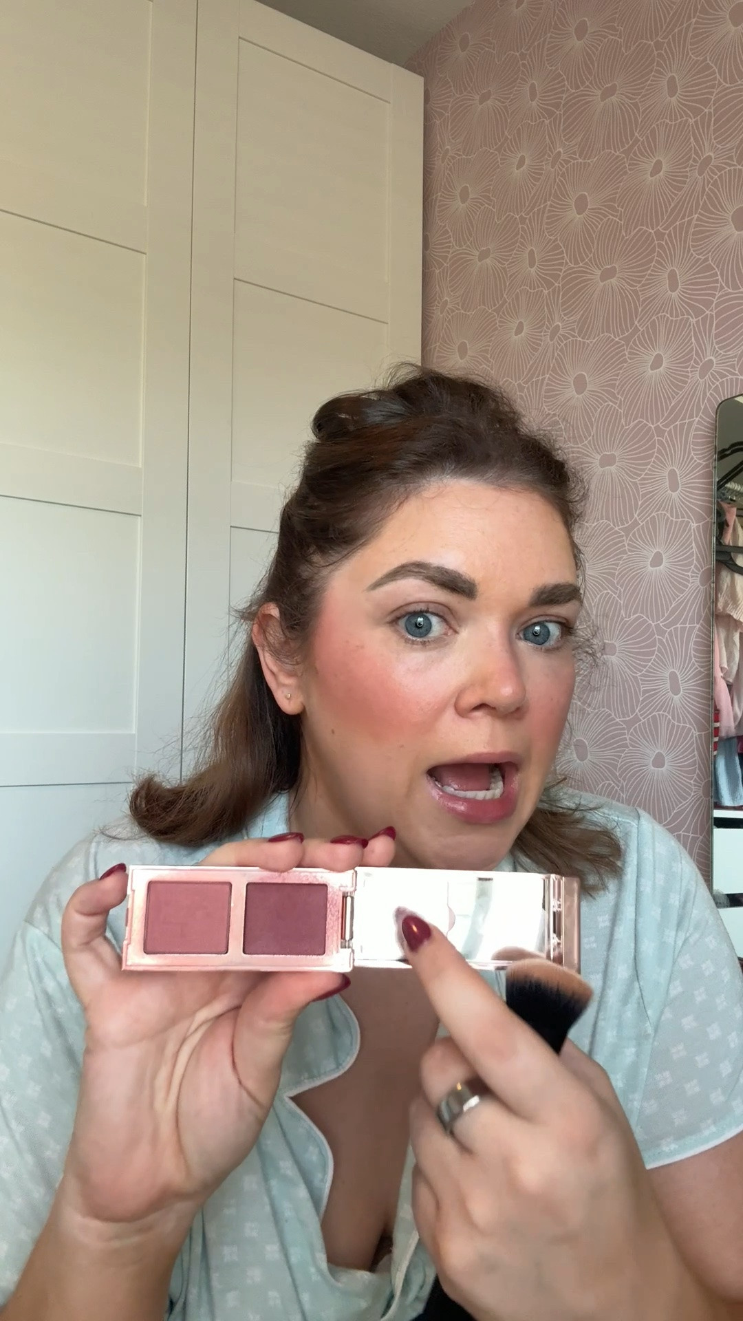Fall makeup products I’ve been using. Patrick ta is shade she goes to the gym. Elf blush is plum intended.

#LTKBeauty #LTKgrwm