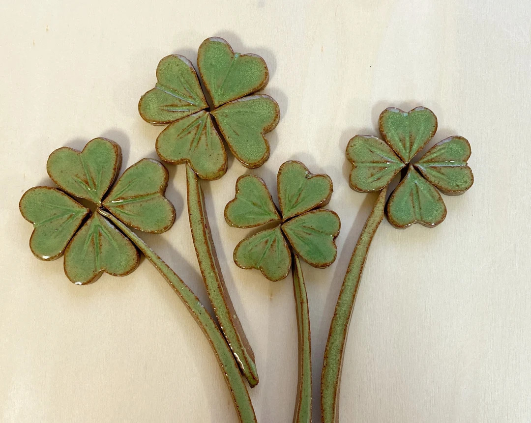 Mosaic Tiles Green Clover Tiles Set for Mosaic and Wall Art - Etsy | Etsy (US)